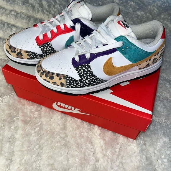 Nike Multicolor Patchwork Sneakers - Picture 2 of 5